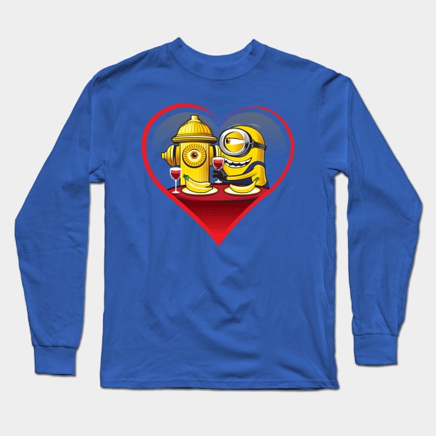 MINION IN LOVE Long Sleeve T-Shirt by MatamorosGraphicDesign